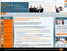 Tablet Screenshot of gruendungsberatung-online.de